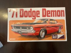 71 Dodge Demon MPC 1/25 Scale Model Kit Retro Deluxe Stock or Drag NEW Sealed
