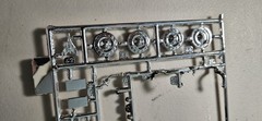 1956 CHEVROLET Model Kit chrome parts tree OK