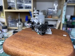 1 /700 island structure of the U.S. Nimitz-class aircraft carrier Unpainted