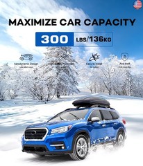 Wonderdriver 300lbs Roof Rack Cross Bars Compatible with Subaru Ascent