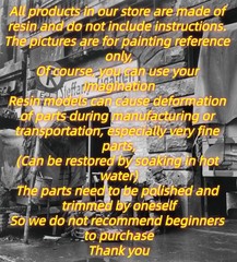 Die-cast Resin Model Assembly Kit, GK, Resin Battle Group 3 People, Unpainted…