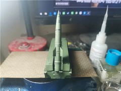 1/72 Russian Ss-21 Scarab Ballistic Missile Launcher Resin Finished Painted