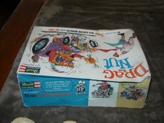 Revell 1308 Model kit DRAG NUT Big Daddy w/Rat Fink Box open 1995 Kit MIB NICE
