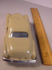 Vintage 1951 Chevrolet Style Line Coupe Promo Car Bank 1:25 Chevy Beige
