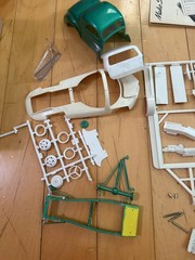 VTG 1967 MPC Mako Shark Mark IV 427 Model Kit Unassembled 1960s USA + Extras