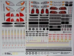 NASCAR DECAL 2000 FORD / CHEVY / PONTIAC GOODIE DETAIL SHEET 1/24 SLIXX