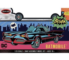 SKILL 2 SNAP MODEL KIT BATMOBILE “BATMAN” (1966) 1/25 POLAR LIGHTS POL1007 Usa