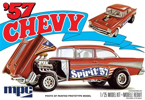 MPC 904 1:25 1957 Chevrolet Sedan Gasser “Spirit of 57” Plastic Model Kit
