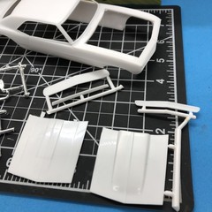 Chevy LongNose Camaro Hard BODY W Tinted Glass Slot Car? 1:25 LBR Model Parts