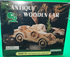Antique Wooden Car Model Kit P43722 – 82807 1932 Ford V8 Model 18 SEALED