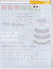 Decals 1/24 Ford GT Team USA – 24 Hours Le Mans/Daytona 2018 . for Revell
