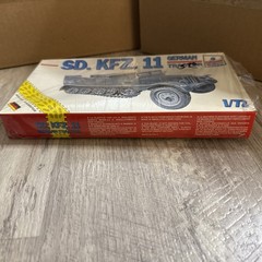 WW2 German Sd.Kfz. 11 3 ton Half-Track ERTL/ESCI #8348 Open Box Complete Kit