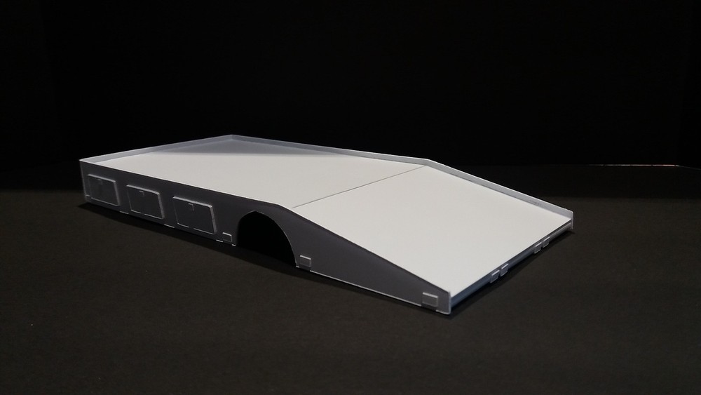 Model Ramp truck body 1:24 scale kit model Diorama Assembly required