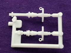 1991 Chevy S-10 Lowrider LEFT & RIGHT FRONT AXLES from Revell 1:25 Model Kit