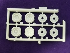 1960 Chevy Nomad Station Wagon STEEL WHEELS from AMT 1:25 Model Kit 60 STEELIES