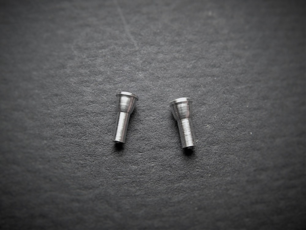 Scale Repro’s Plus 1402 1/24,1/25 Machined Aluminum Stock Car Breather Caps (2)
