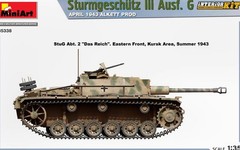 MINIART 35338 1/35 Scale StuG III Ausf. G Ausf 1943 Alkett Prod. Interior Kit