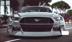 Wide Body Resin Kit for Ford Mustang GT Unpainted Model Toys 1/24th