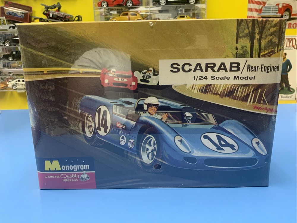 MONOGRAM SCARAB REAR-ENGINED PC124 1:24 RELEASED IN 1997 NEW