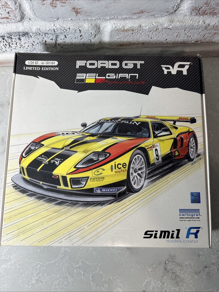Rare Simil’R Ford GT Belgian 1/24 Model Car Kit Limited Edition NIB 2012 France