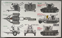 Tamiya 35091 German 20mm Flakvierling MIT Sd.Ah.52 38 1:35 Scale Model Kit 1/35