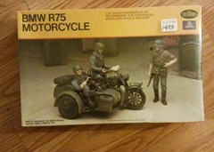 BMW R75 MOTORCYLE MODEL KIT WWII ORIGINAL FACTORY SEALED 1979 TESTORS ITALERIA