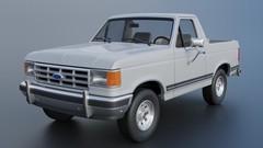 ABS-LIKE RESIN 3D PRINTED 1/25 1987 FORD BRONCO FULL KIT