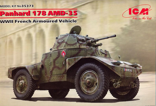 ICM 35373 Panhard 178 AMD-35 WWII French Armoured Vehicle scale 1/35