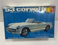 Vintage AMT 53 Corvette Car Model Kit 1/25 Scale T310 1953 NEW
