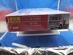 Heller Scania LB 141 Transport Brame Delivery Truck 1:24 Kit Sealed Box France