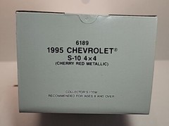 1995 Promo Chevrolet S-10 4×4 Cherry Red Metallic # 6189