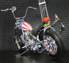 Easy Rider Harley Davidson Built Motorcycle Chopper Captain America Model