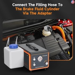 FOXWELL Master Cylinder Bleeder Adapter Compatible with Most Honda Acura