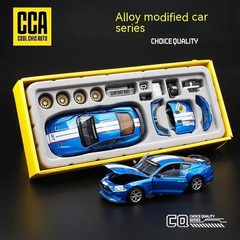 CCA DIY Customizable 1:43 Scale Ford Mustang Alloy Car Model Kit – Unique Racing
