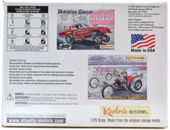 Atlantis Keeler’s Kustoms ’23 Competition Pickup 1:25 Scale Model Car Kit 13104