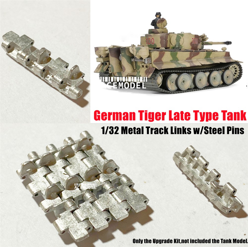 1/32 German Strumtiger/Tiger I Mid/Late Tank Lead-tin Alloy Track Links w/Pins