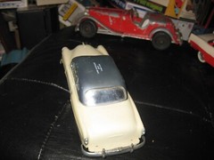 Vintage 1950s Chevrolet Two Tone Promo Car bank Dusk Gray over Driftwood Gray