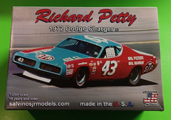 Dodge Charger Petty 43 1/25 Waterslide Decal Sheet STP NASCAR Donor Salvino Jr