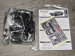 USA Aoshima 1/32 The Snap Kit Nissan KPGC110 Skyline GT-R Silver Model Kit 18-A
