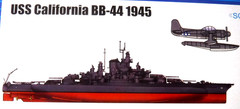 1/700 Trumpeter WWII US Navy USS California BB 44 “1945” PE & Clear Parts #05784