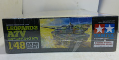 Tamiya 32607 German Leopard 2 A7V Battle Tank 1/48 Scale Model Kit – BOX DAMAGE