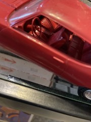 Rare AMT 1972 Chevy Chevelle Red Dealer Plastic PROMO MODEL Car 1/25