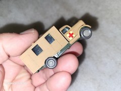 Wiking German Opel Blitz Ambulance Truck HO