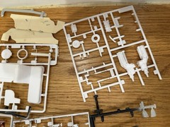 Unassembled Model Car Kit Parts Lot