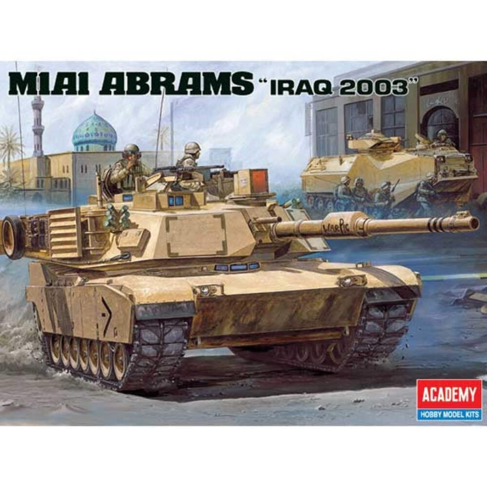 ACADEMY 13202 1/35 M1A1 Abrams “Iraq 2003″ Tank Model Kit