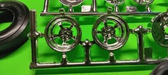 70 1970 Plymouth Duster Funny Car 1/24 Drag Slicks Tires Rim Wheels Revell