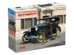 ICM 24052 – Model A Gangster Car – 1:24 Scale Automotive Model Kit