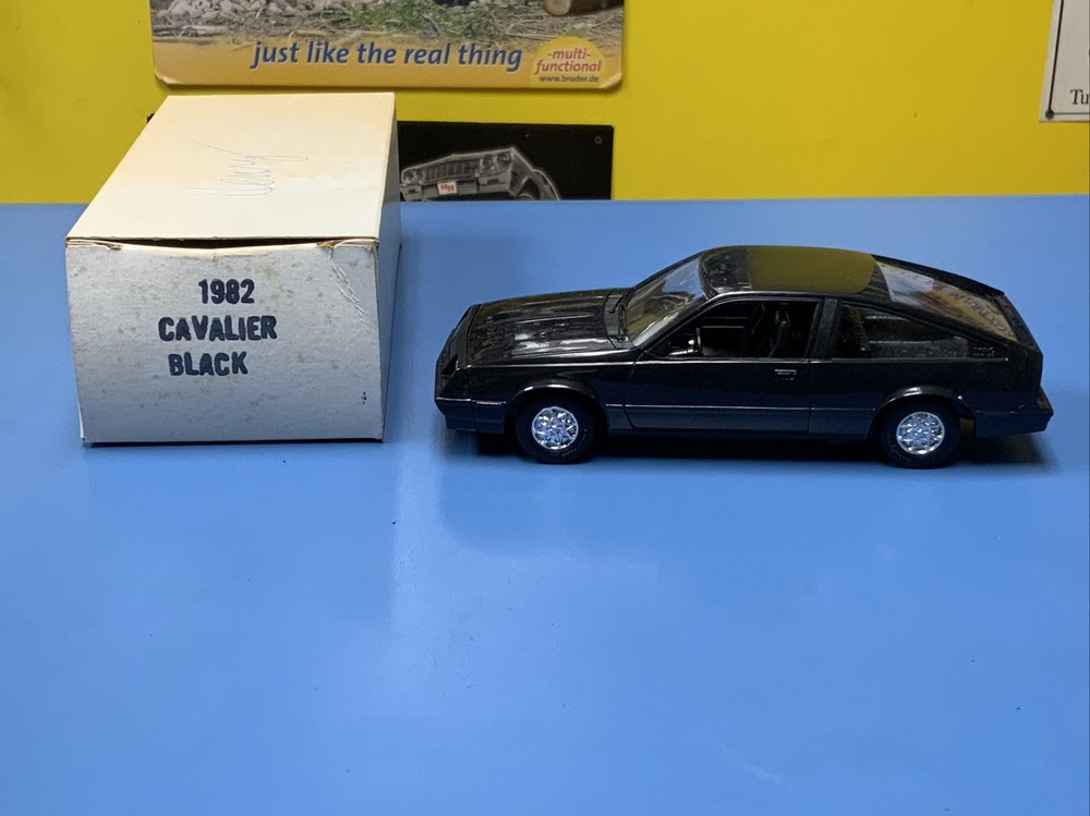 DEALER PROMO 1982 CHEVY CAVALIER BLACK WITH BOX