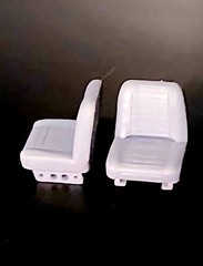 1/25 Scale Resin 60’s Muscle Car Bucket Seats