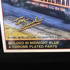 ATLANTIS M2204 TOM DANIEL SON OF TROUBLEMAKER MODEL KIT-NIB-1:24 SCALE